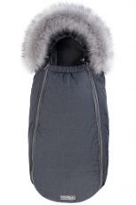 Детский конверт ДоРечі Baby XS флис Графитовый с опушкой, (-20°С)